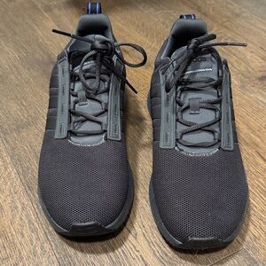 Adidas Black and Gray Running Shoes